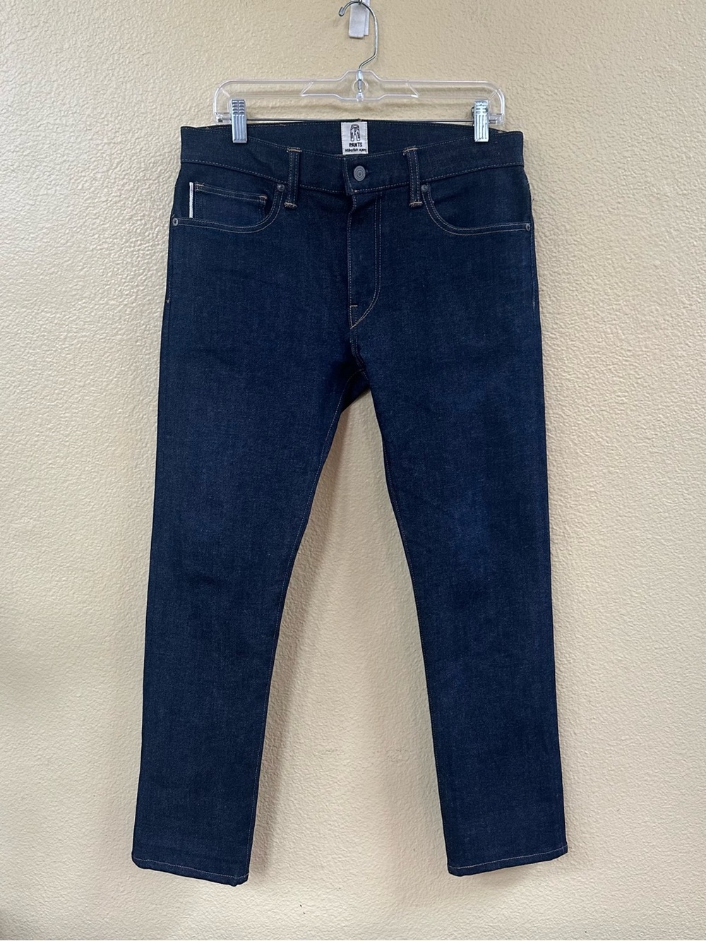 Hiroshi Kato “The Needle Skinny” Raw Selvedge Dk Blue Denim Jeans 32x28 Like New - Picture 7 of 16